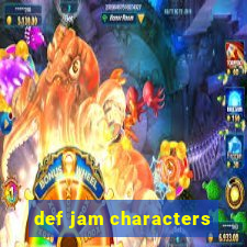 def jam characters